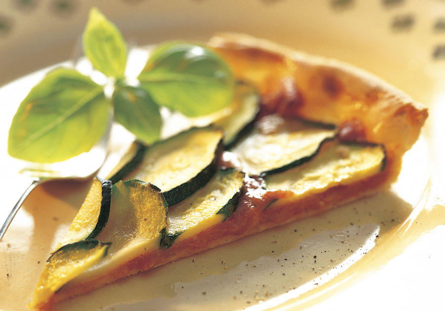 Tarta Vacherin con zucchini