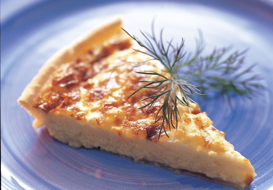 Torta de queso con Gruyère