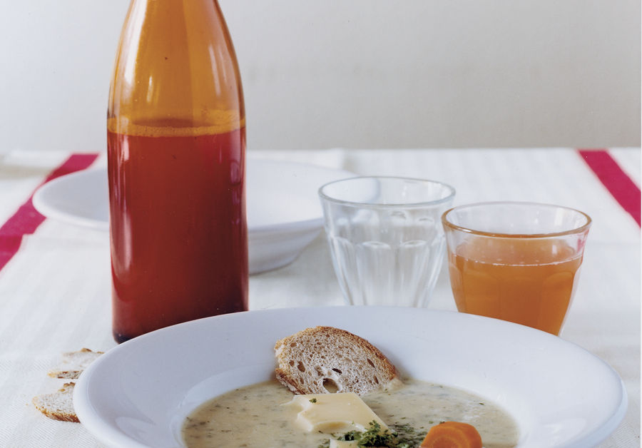 Sopa de patatas a la manera Emmental