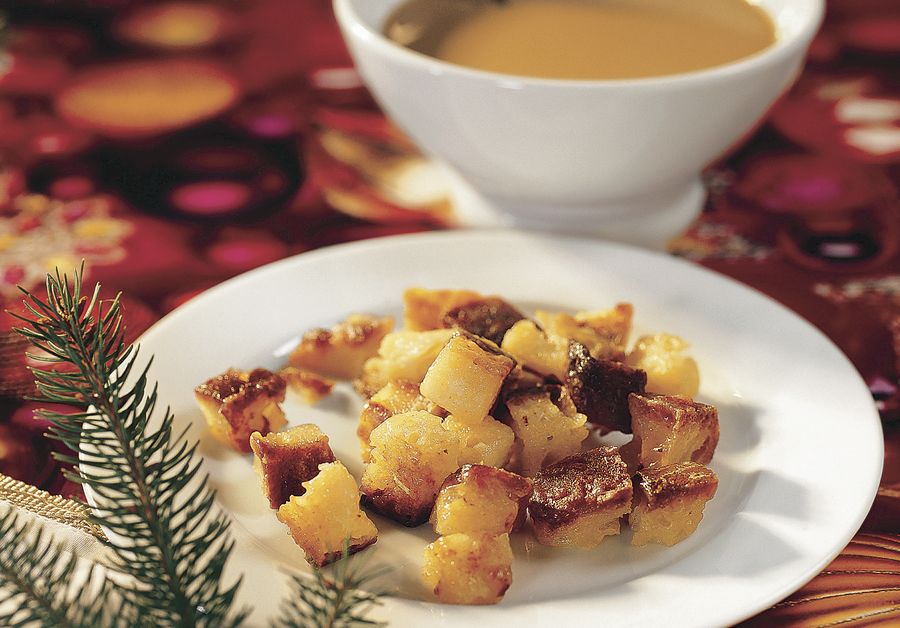 Plato de pan y queso a la manera de Appenzell