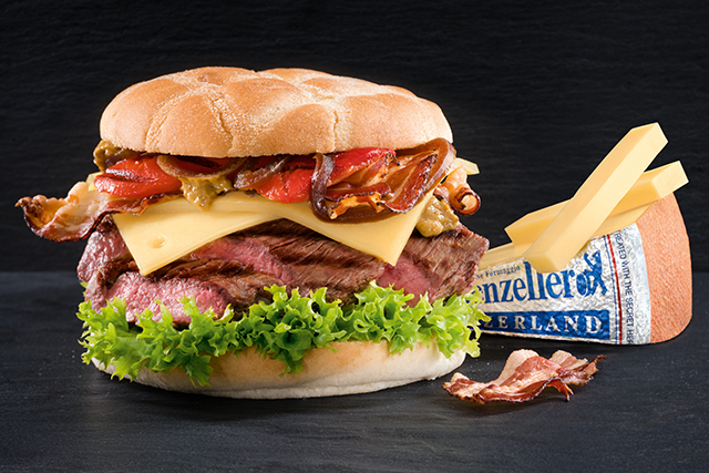 Hamburguesa "Sennen Traum" con Appenzeller®